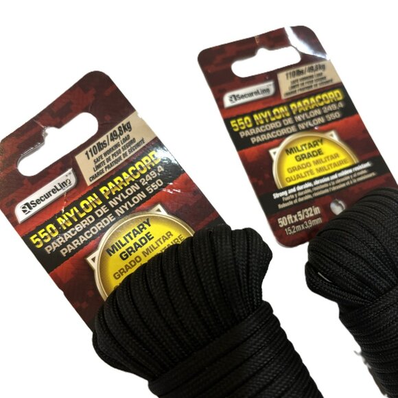 Secure Line 550 Nylon Paracord - Two Pkg – Total 100’ NWT - Picture 5 of 9